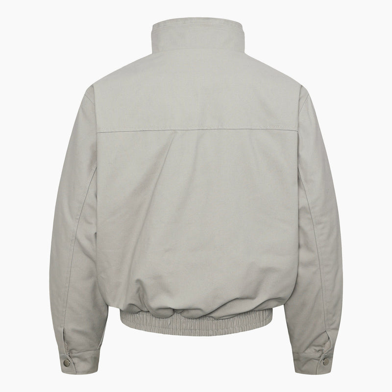 Men's High-Neck Utility Zip Jacket | Streetwear Bomber