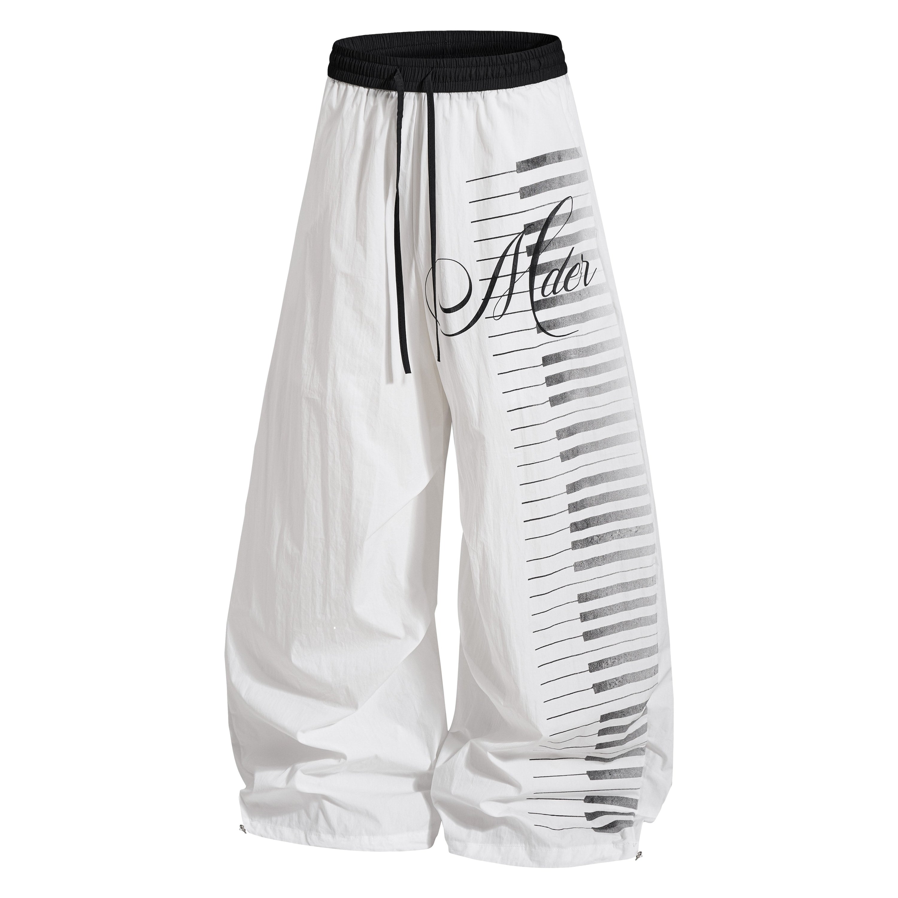 Omirad Piano Keys Balloon Pants | Wide Leg Streetwear Trousers