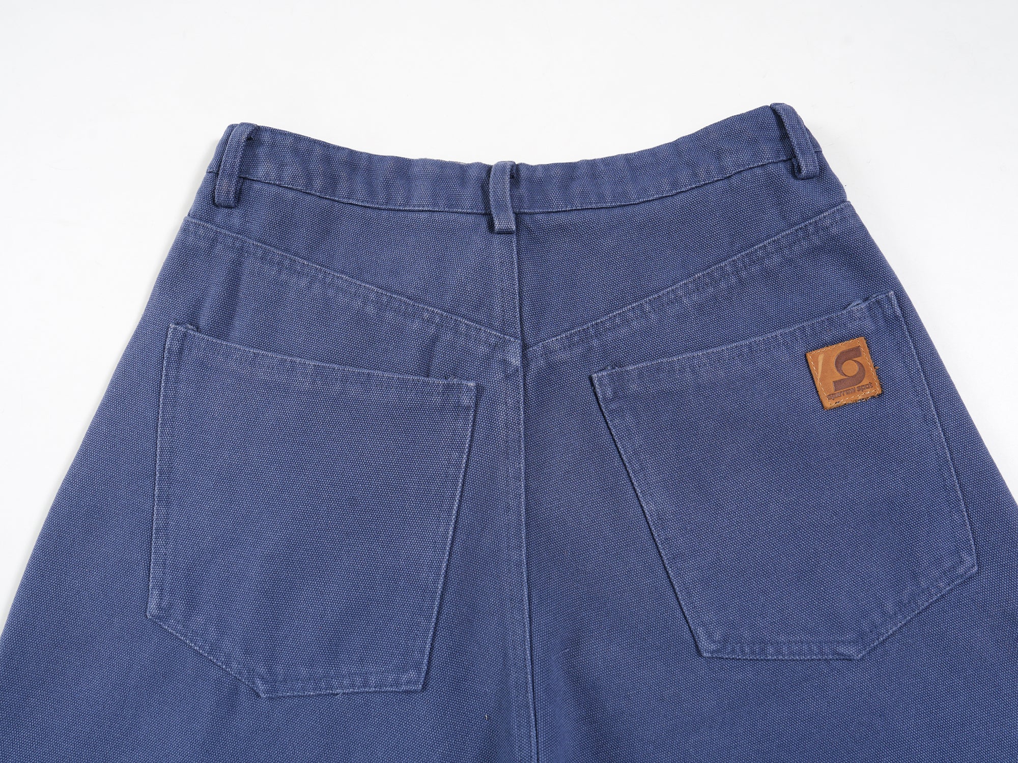 Omirad Vintage Canvas Jorts | Wide-Leg Denim Shorts