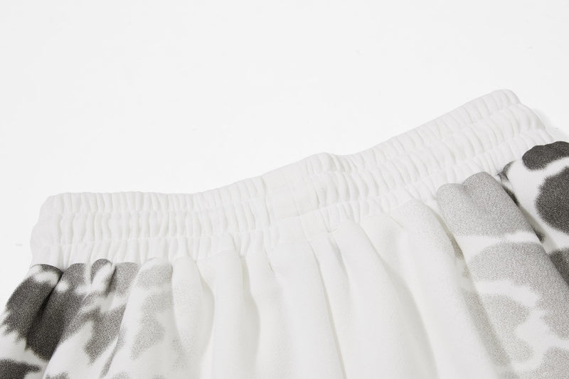 Omirad Leopard Fade Wide-Leg Sweatpants | Streetwear