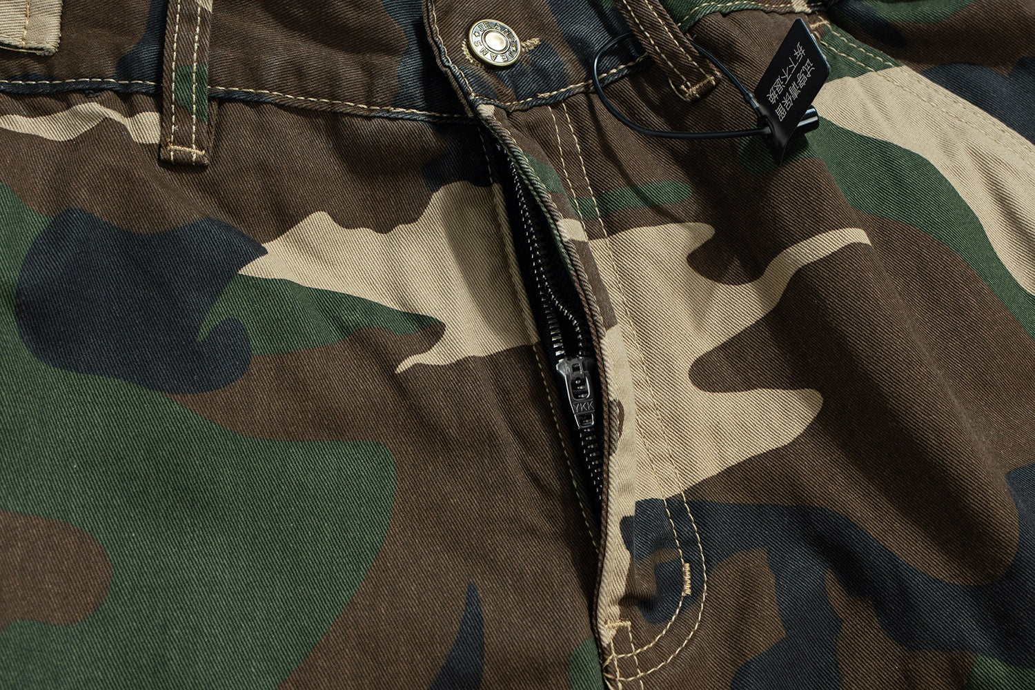 Omirad Tactical Patchwork Camo Cargo Shorts | Streetwear