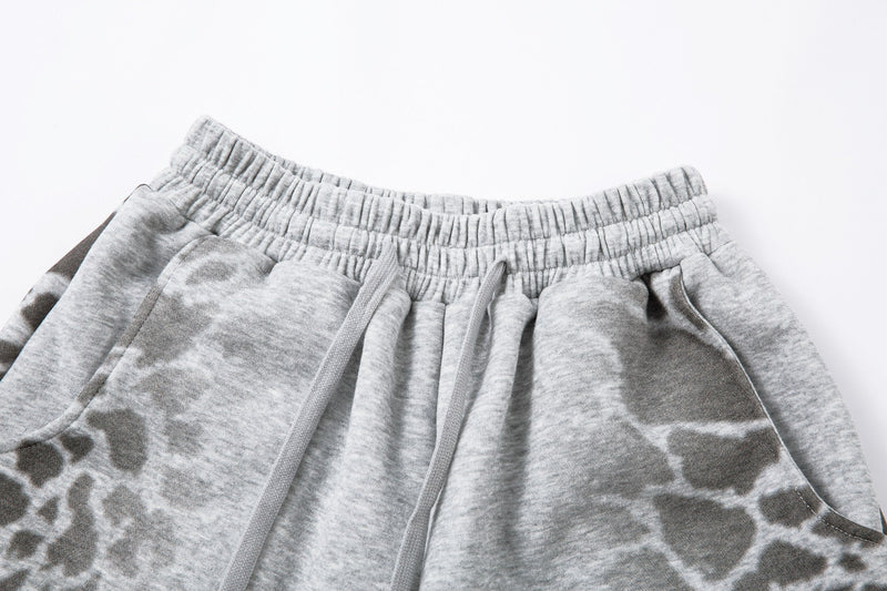 Omirad Leopard Fade Wide-Leg Sweatpants | Streetwear
