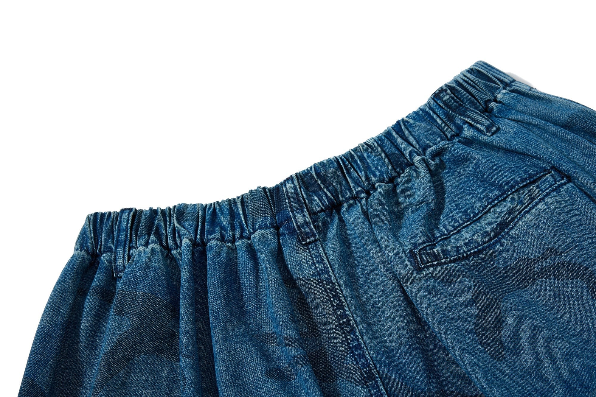 Omirad Washed Camo Baggy Jeans | Y2K Streetwear Denim
