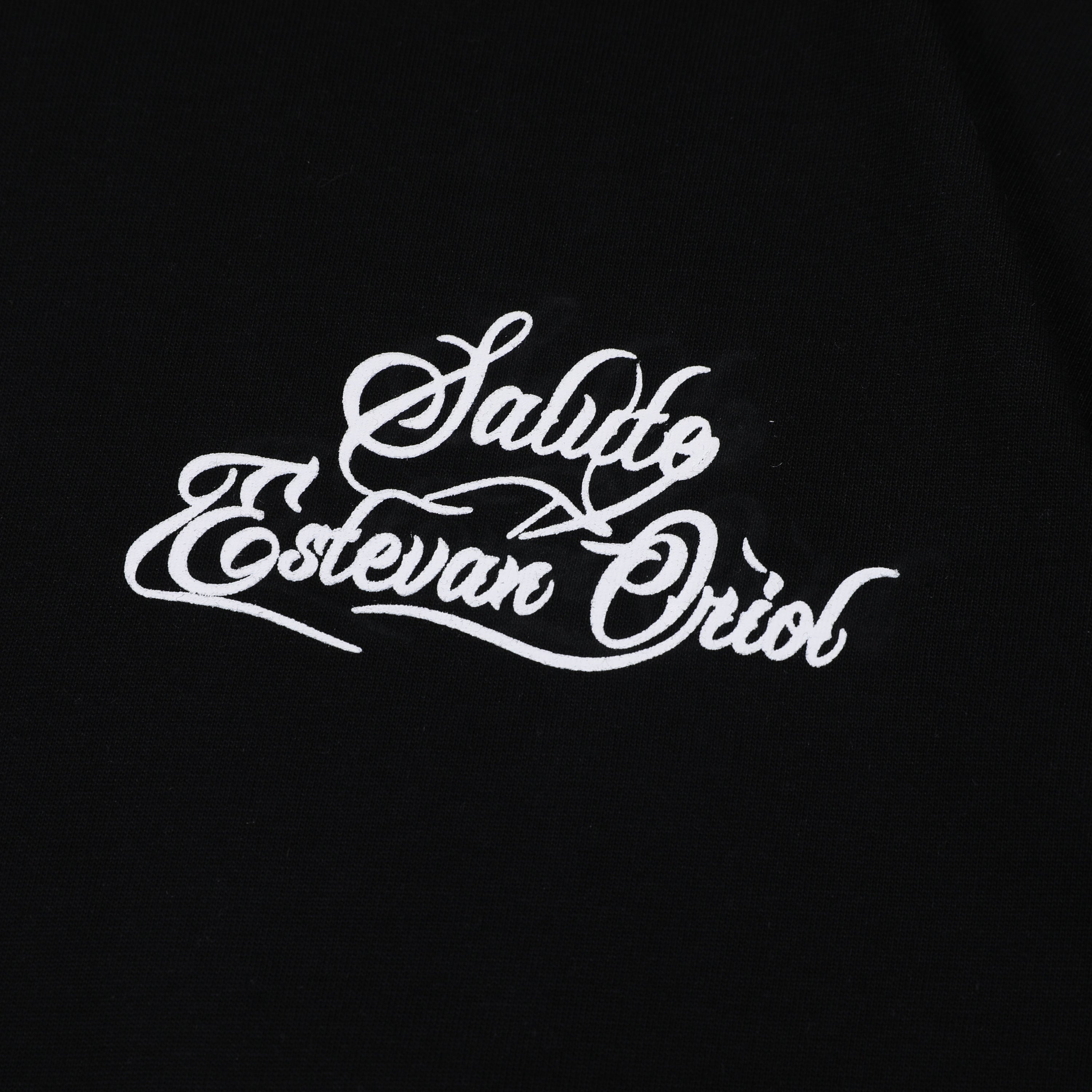 Saludo Estevan Oriol Hand Graphic Oversized Tee