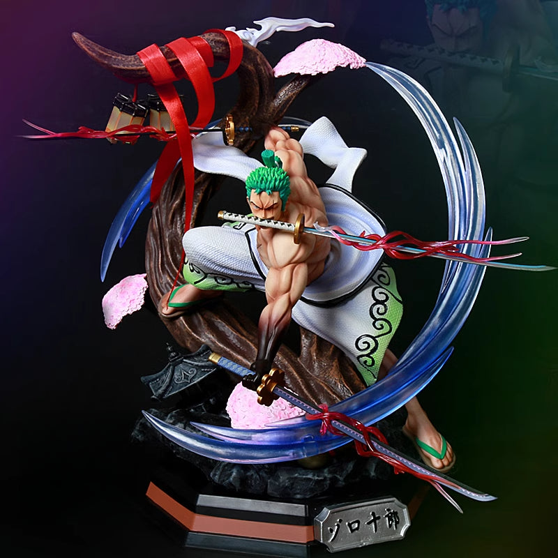 Zoro Action Figurine – 39cm with Glowing Effects | One Piece Collectible