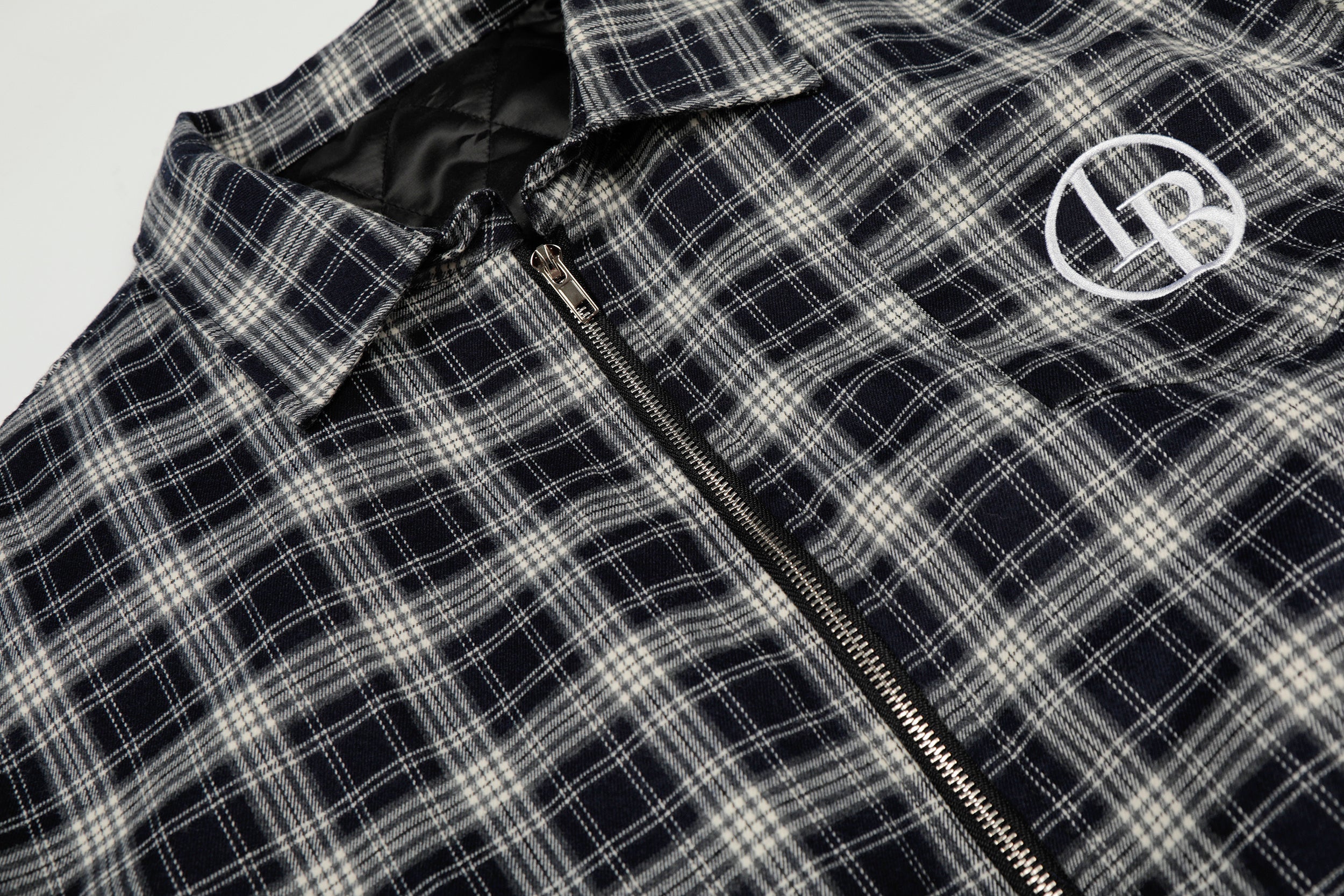 Omirad Plaid Hybrid Bomber Jacket | Contrast Sleeve Streetwear
