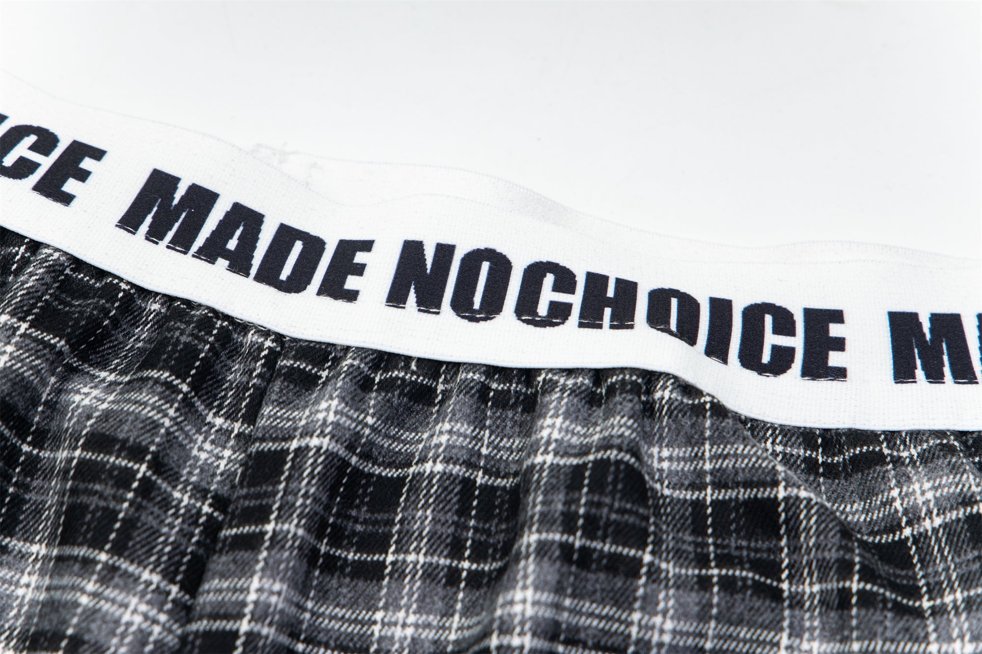 Made No Choice Plaid Wide-Leg Lounge Pants | 100% Cotton