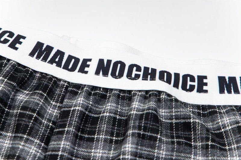 Made No Choice Plaid Wide-Leg Lounge Pants | 100% Cotton
