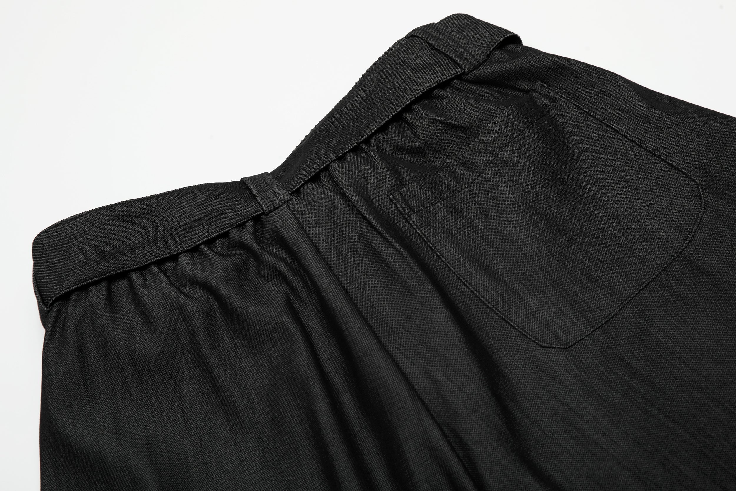 Omirad Draped Balloon Wide-Leg Pants with Belt