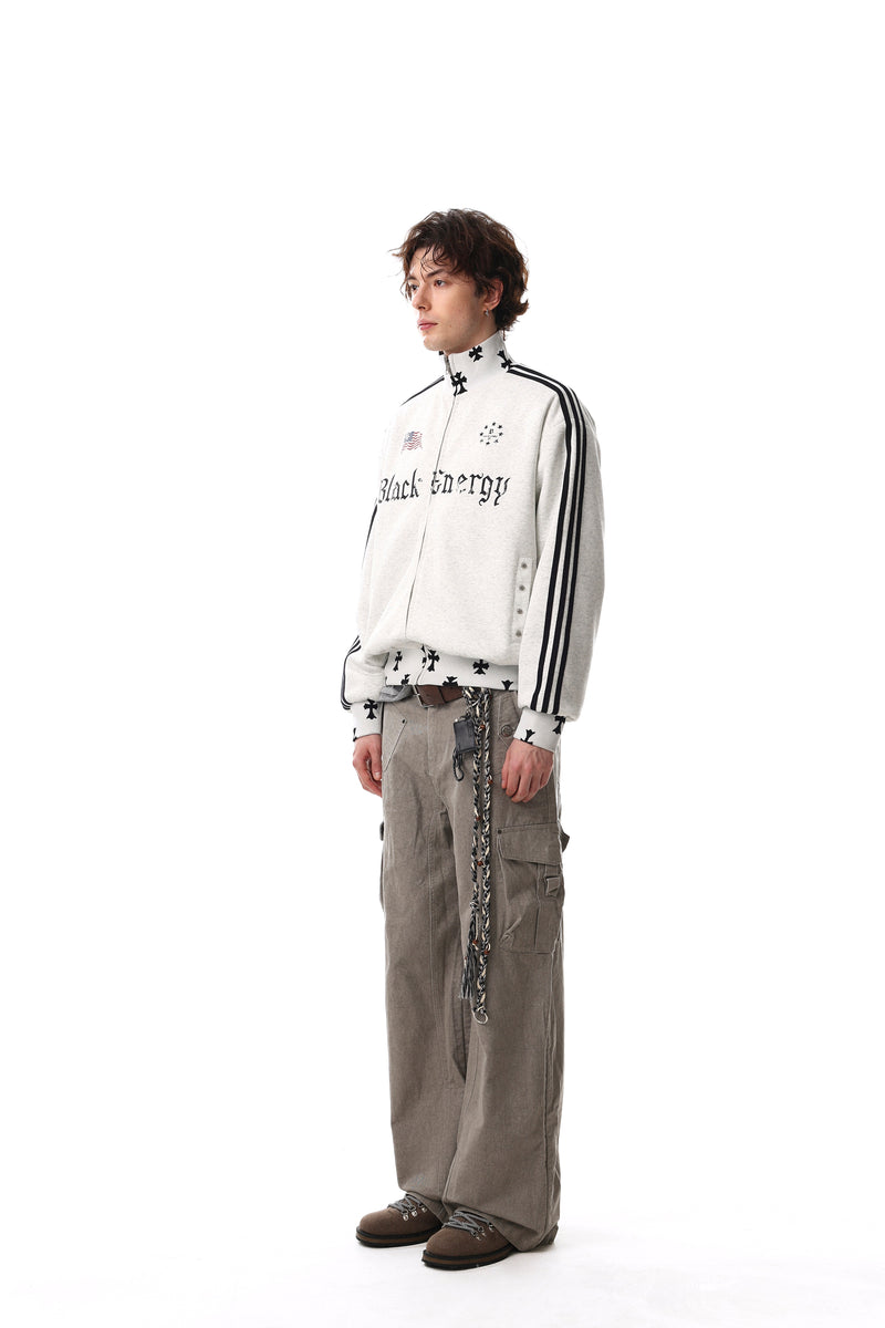 Omirad Black Energy Track Jacket | Streetwear Zip-Up