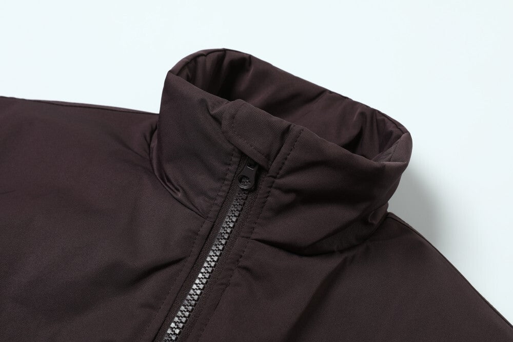 High-Neck Minimal Bomber Jacket | Clean Streetwear Essential