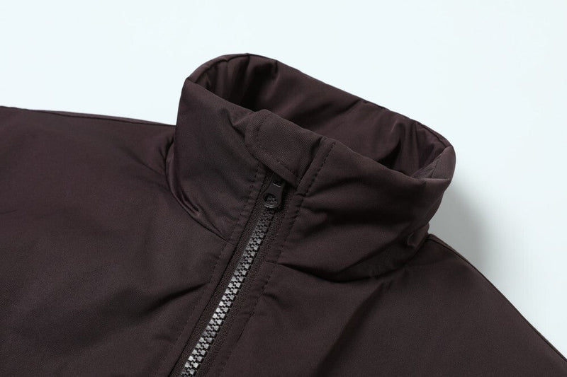 High-Neck Minimal Bomber Jacket | Clean Streetwear Essential