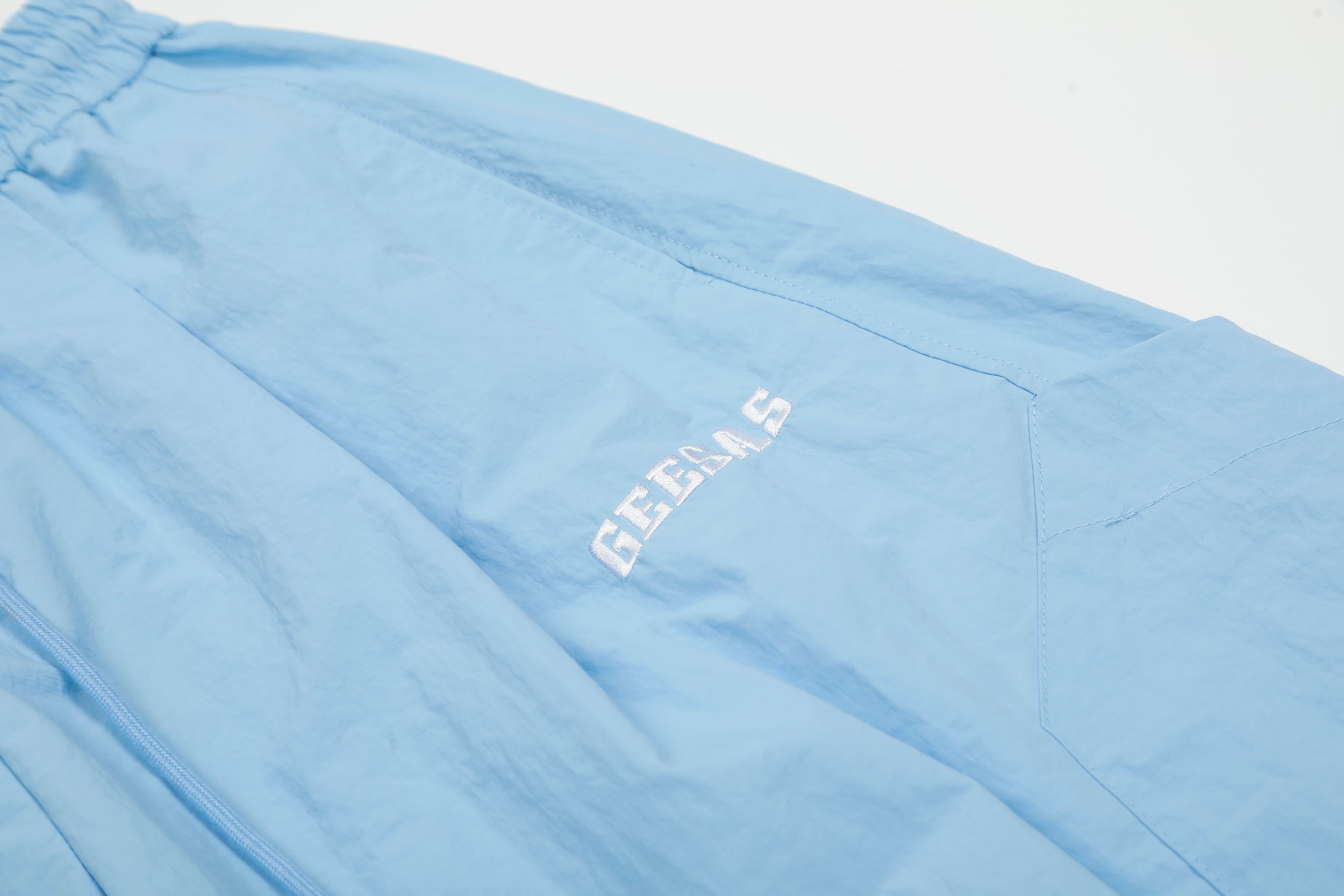 Nylon Utility Cargo Wide-Leg Pants | Pastel Streetwear