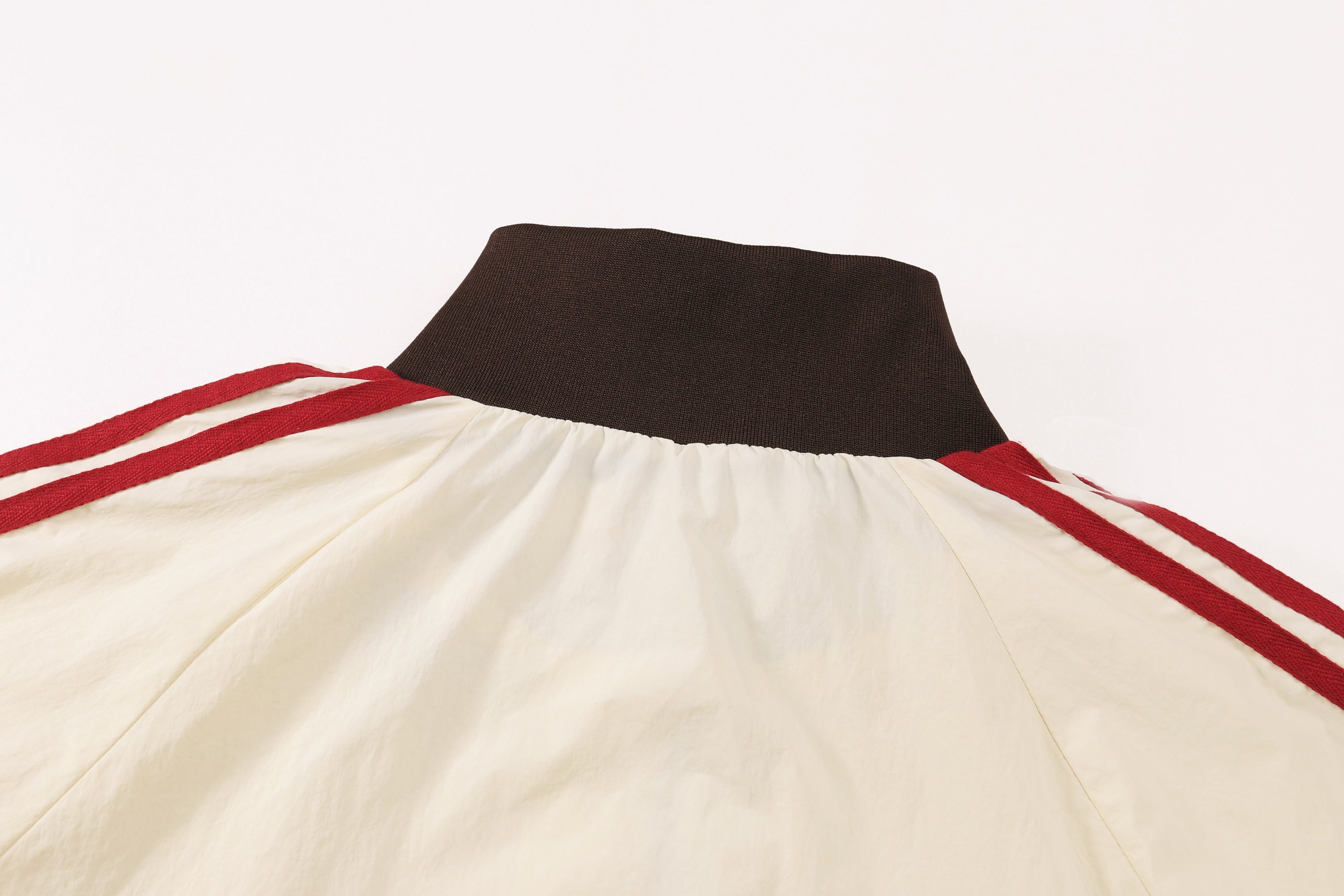Omirad Retro Track Zip Jacket | Triple-Stripe Nylon Windbreaker