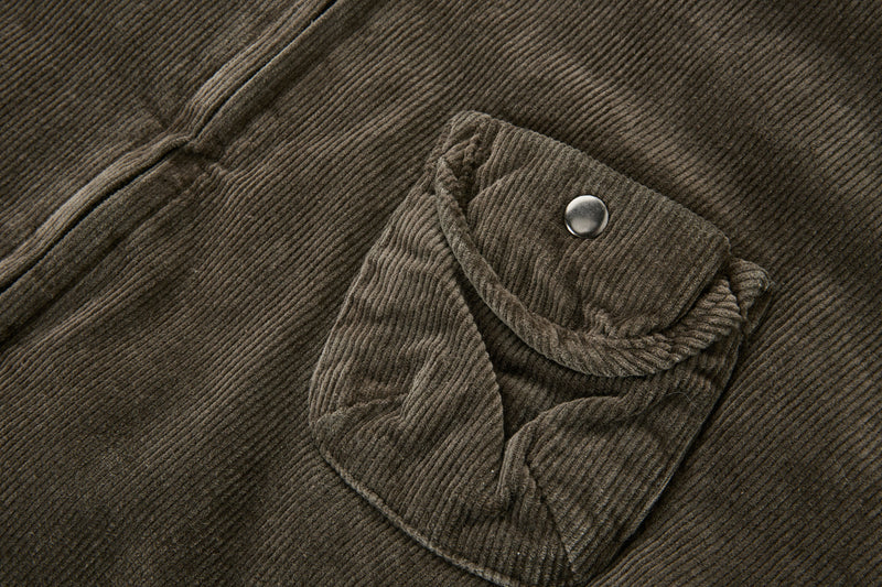 Omirad Corduroy Utility Bomber Jacket | Streetwear