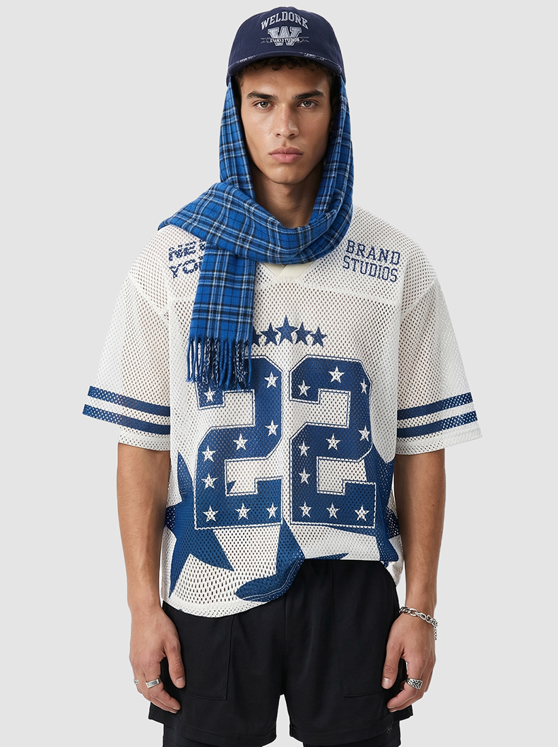 Shining Star 22 Mesh Jersey T-Shirt | Varsity Streetwear
