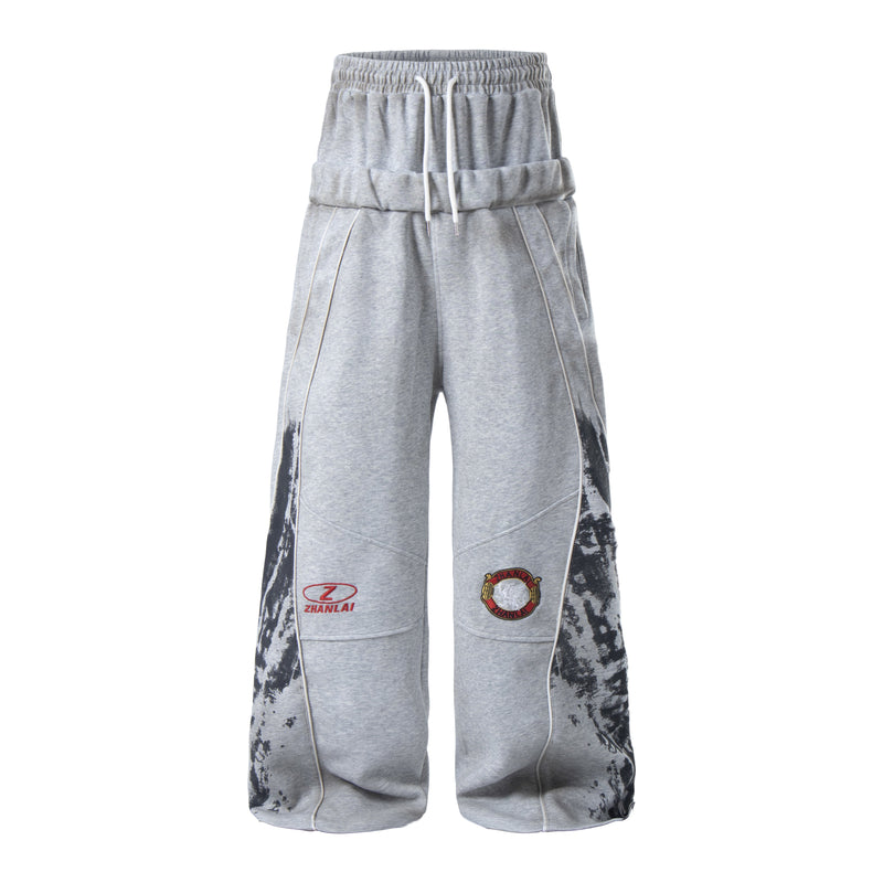 Tech Panel Wide-Leg Sweatpants | Bold Streetwear Fit