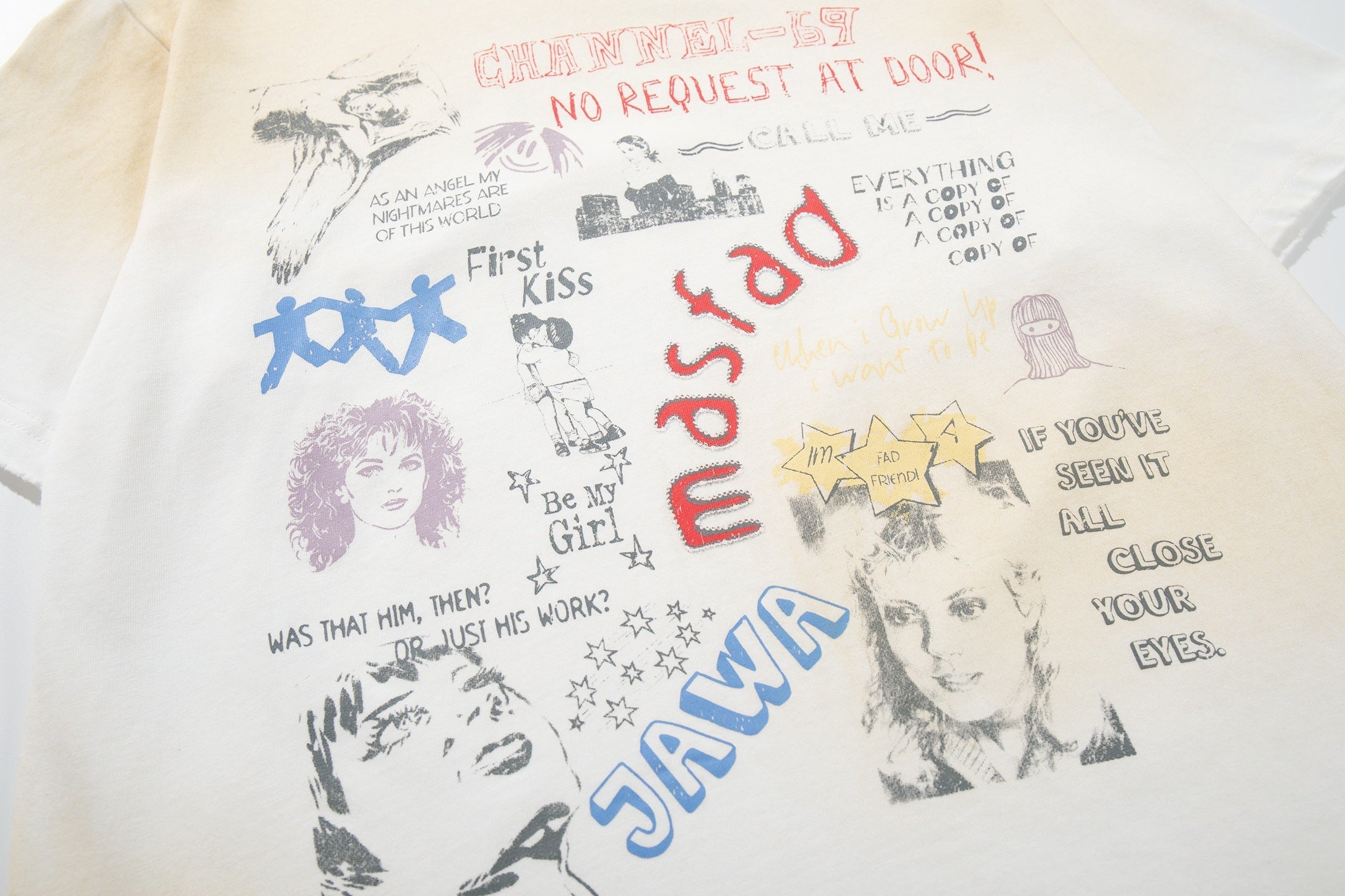 Omirad Mixed Signals Collage Graphic Tee | Retro Streetwear