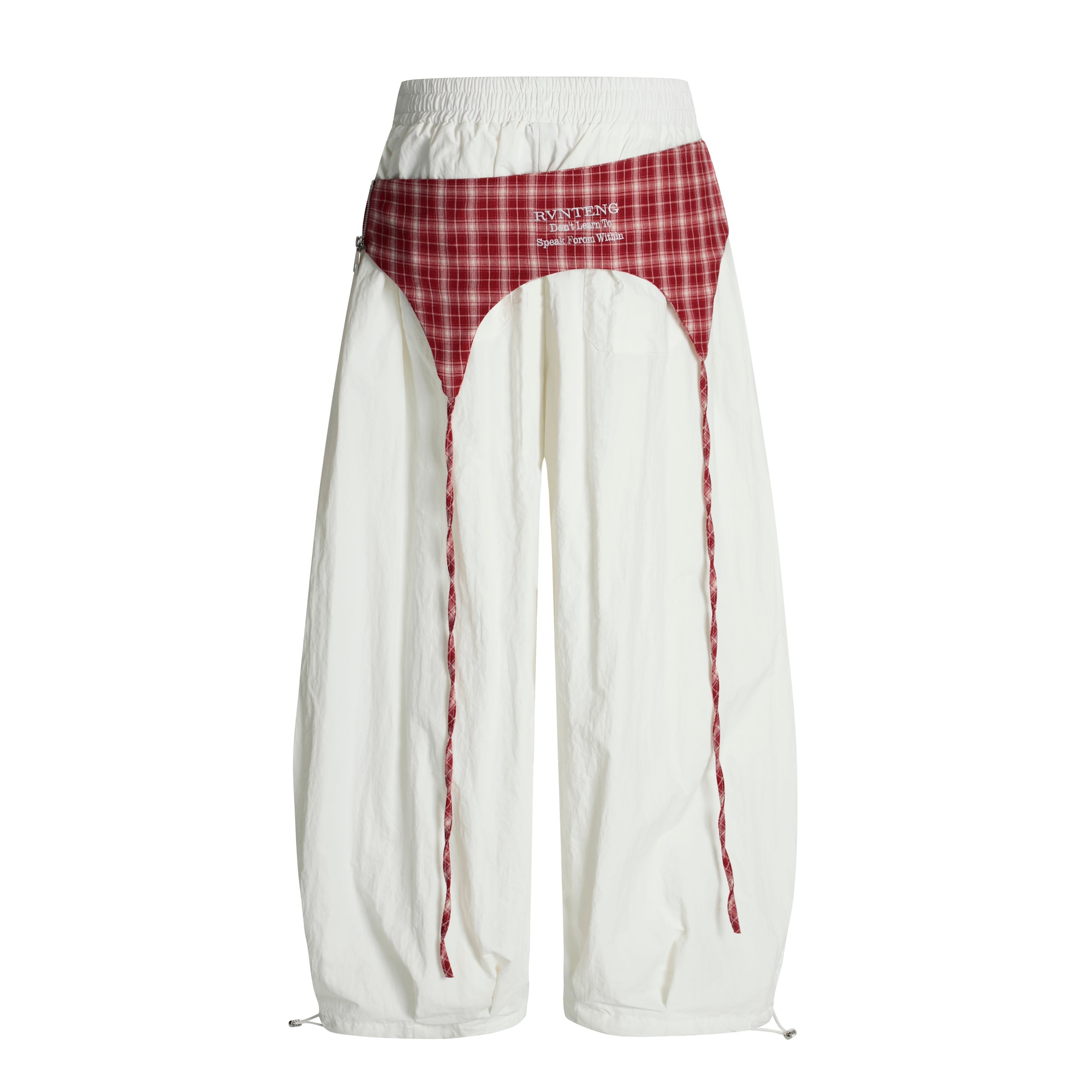 Omirad Layered Patchwork Parachute Pants | Wide-Leg Y2K