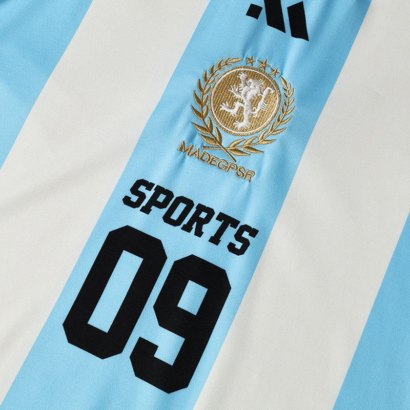 Heritage Stripe Football Jersey | Streetwear Athletic Fit