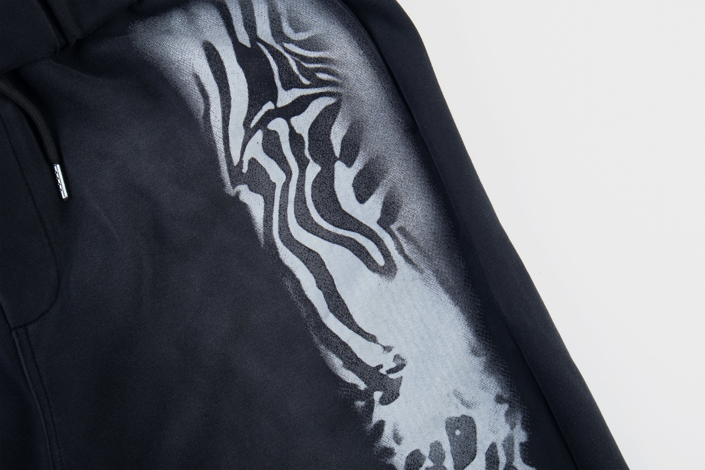 Wild Fusion Graphic Sweatpants | Zebra Leopard Wide-Leg