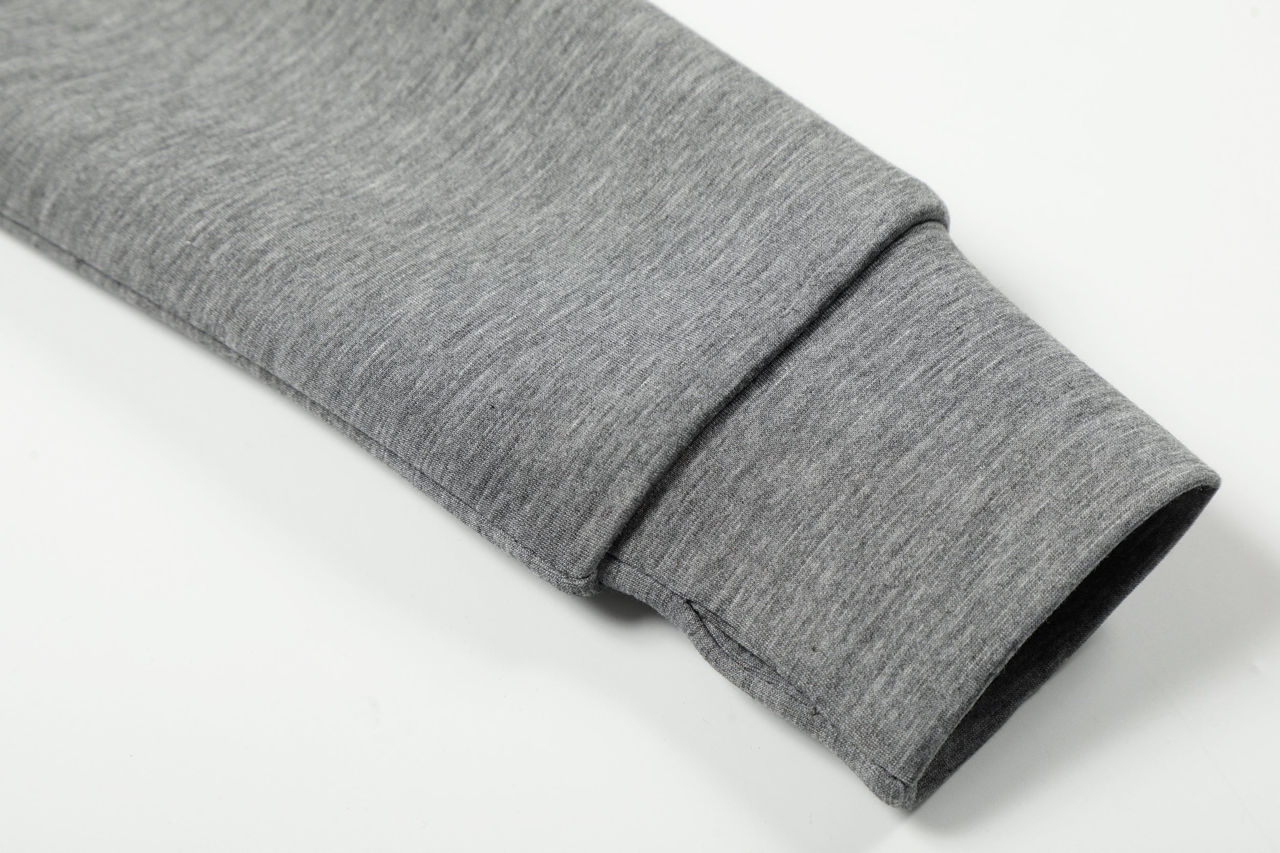 Omirad Double-Layer Zip-Up Hoodie | Grey Leopard Inner