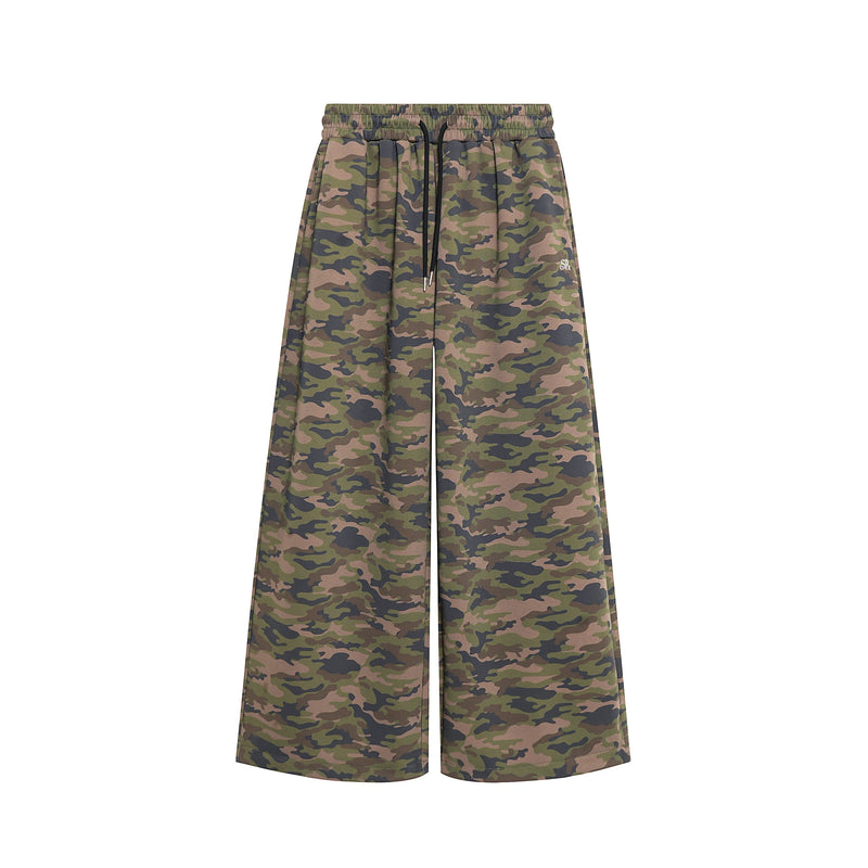 Omirad Camo Wide-Leg Lounge Pants | Streetwear Joggers