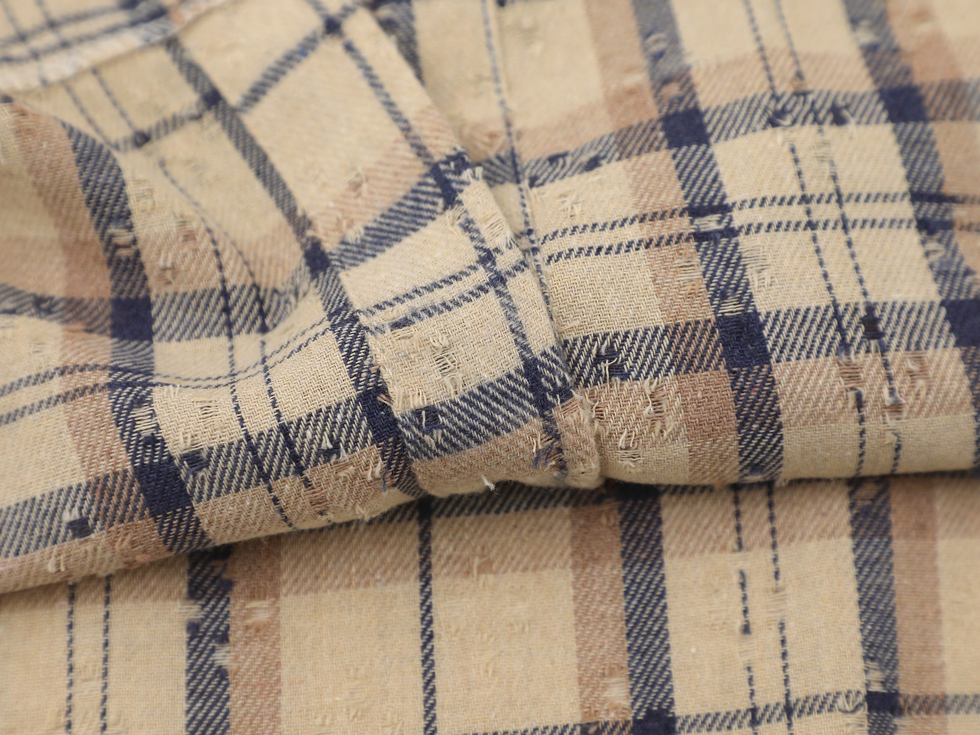 Omirad Burn The Script Graphic Plaid Shirt | Streetwear