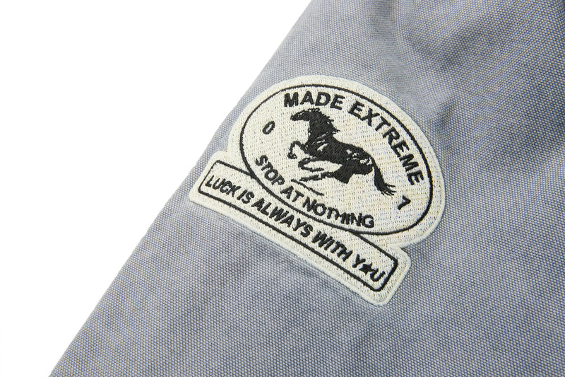 Omirad Vintage Washed Varsity Bomber Jacket | Cropped Fit