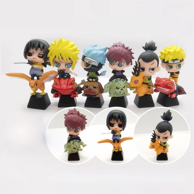 Ninja Masters Keycap Set – Naruto Characters | Custom Mechanical Keyboard Keycaps