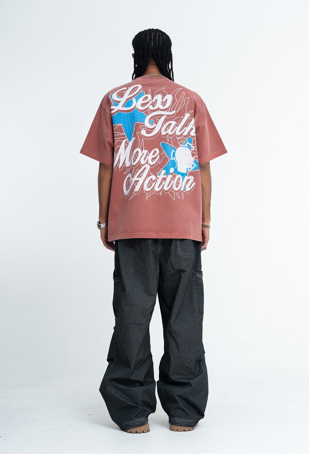 Omirad Walk the Talk Vintage Washed Graphic T-Shirt