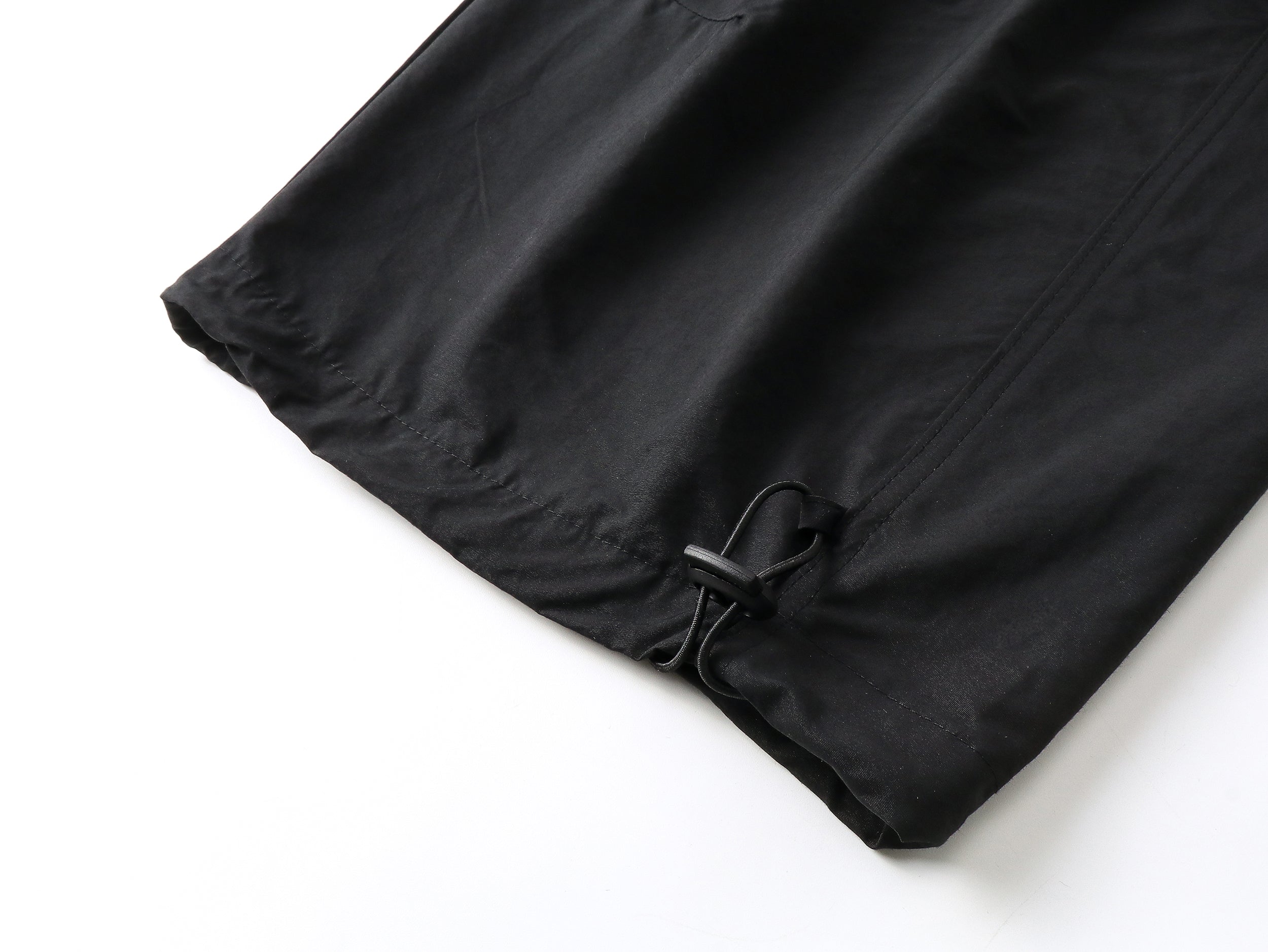 Wide-Leg Utility Cargo Pants | Drawstring Waist & Toggle Hem