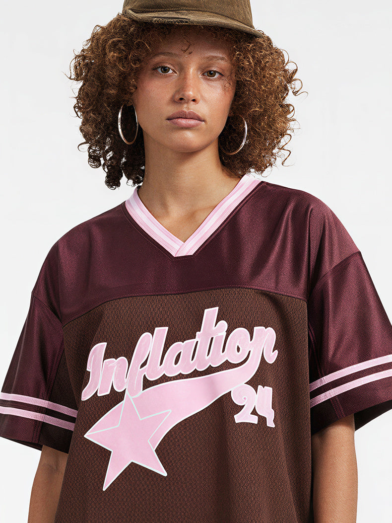Inflation 24 Star Mesh Jersey | Varsity Streetwear Top
