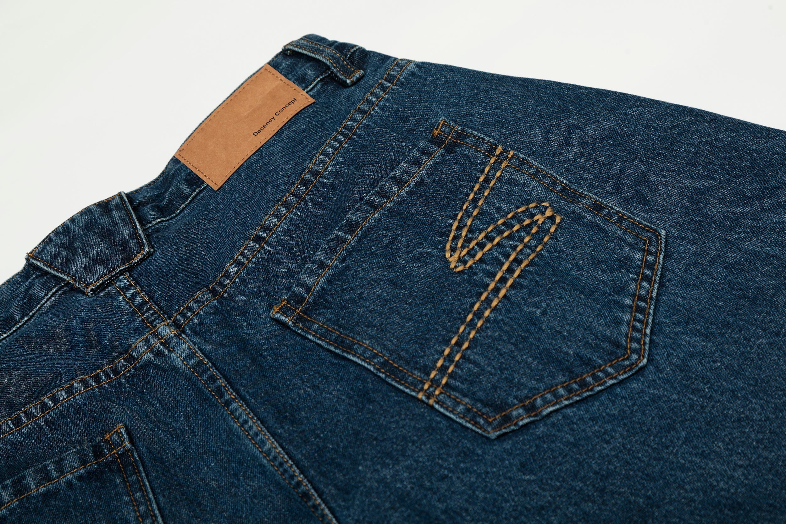 Omirad Deep Indigo Balloon Wide-Leg Jeans | 100% Cotton