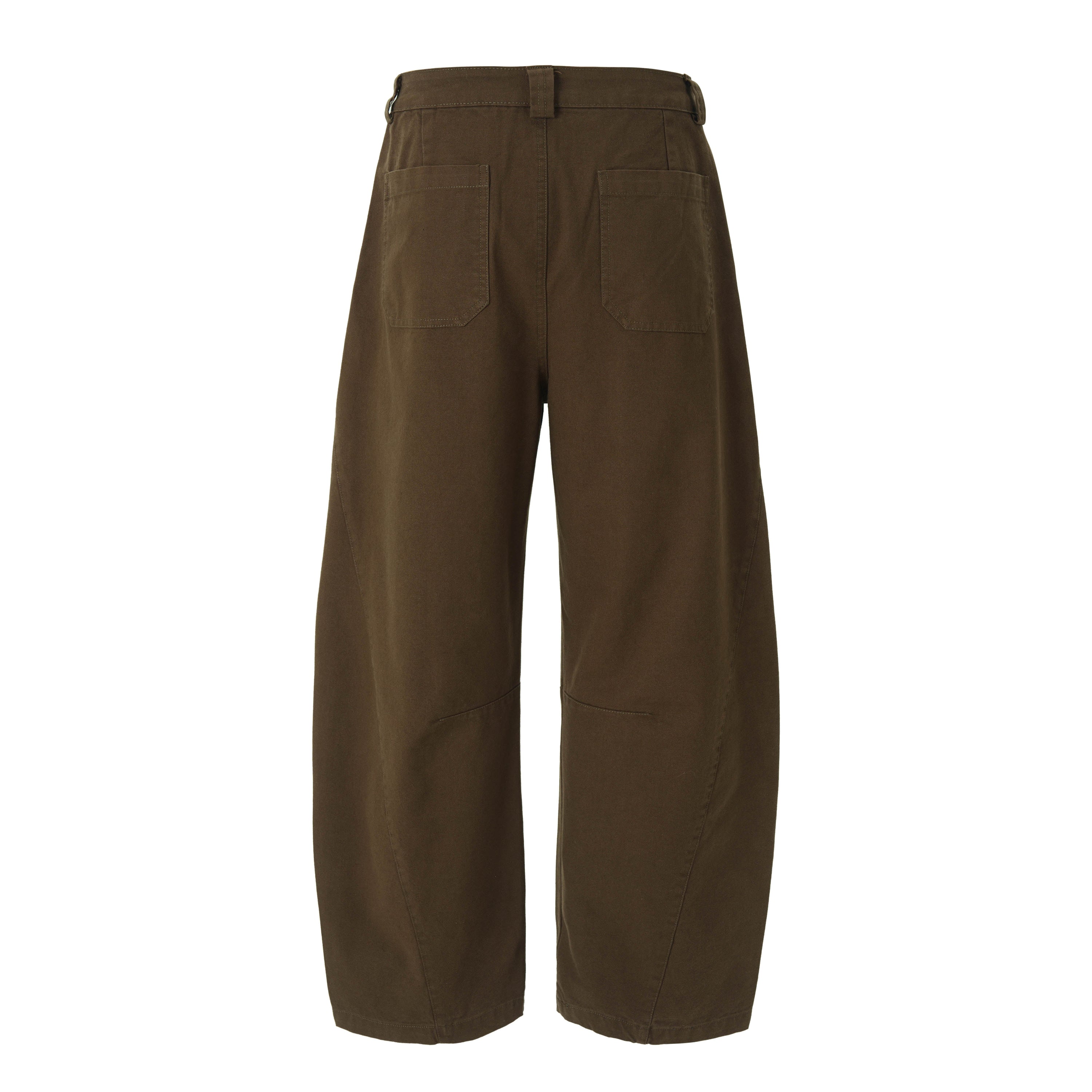 Men's Wide-Leg Utility Pants | Curved Barrel Fit | 100% Cotton