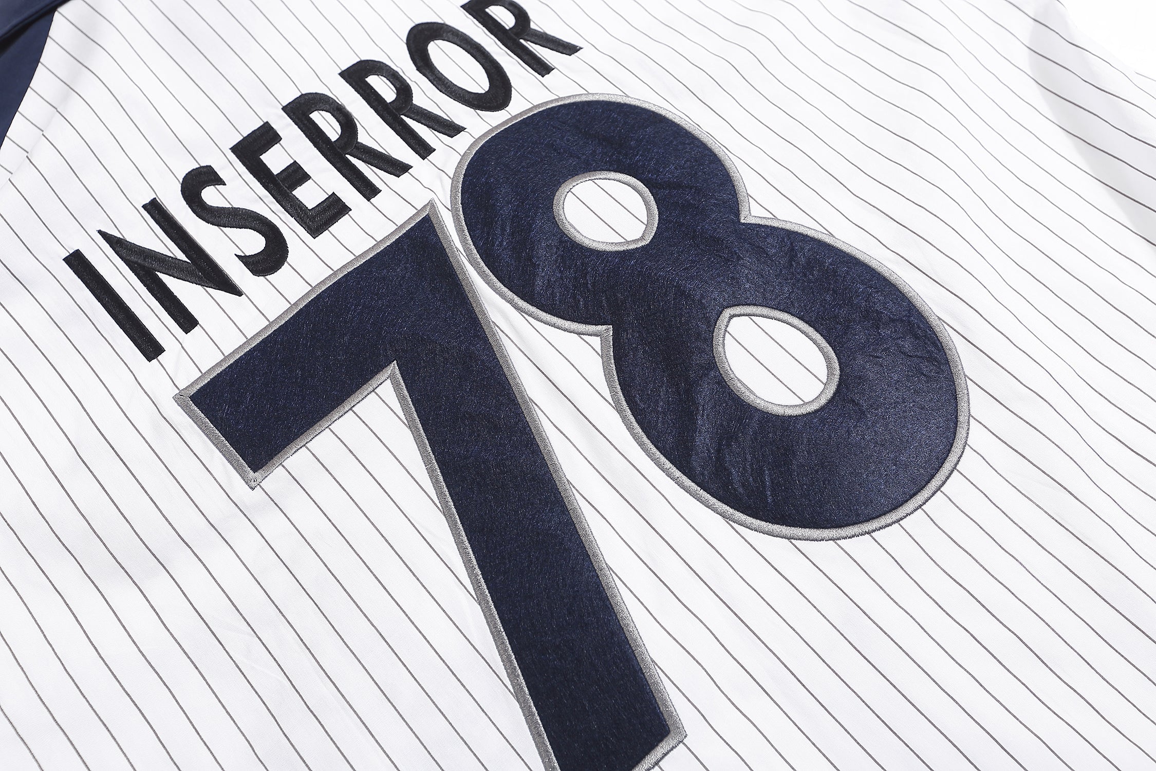 Baseball Pinstripe Graphic Shirt | Varsity Streetwear