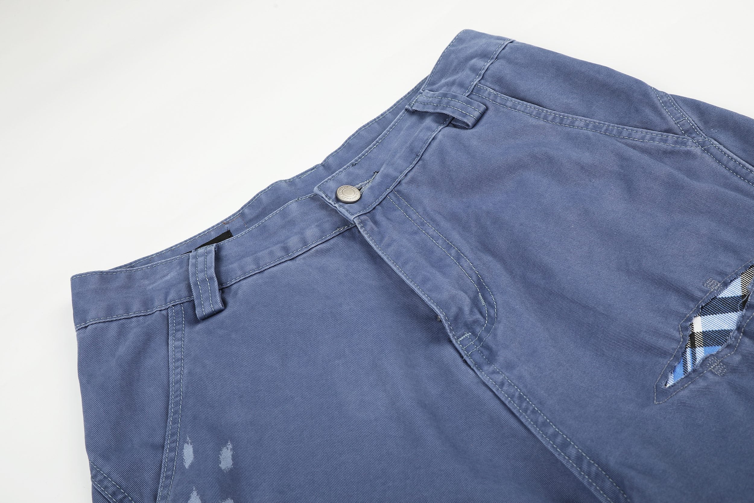 Omirad Distressed Utility Cargo Shorts | Y2K Baggy Fit