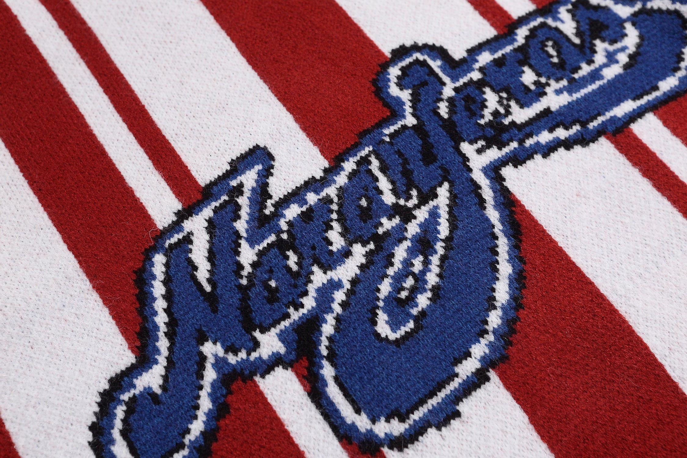 Retro Varsity Stripe Knit Sweater | Baseball Jersey Style