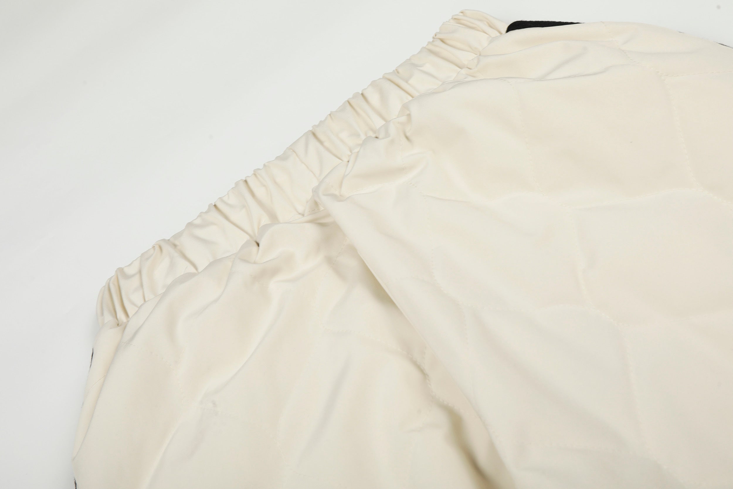 Quilted Wide-Leg Track Pants with Racing Stripes
