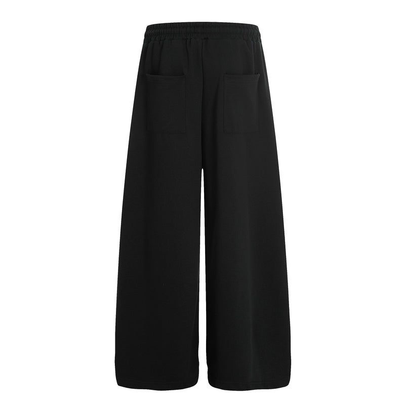 Omirad Studded Cross Wide-Leg Sweatpants | Black