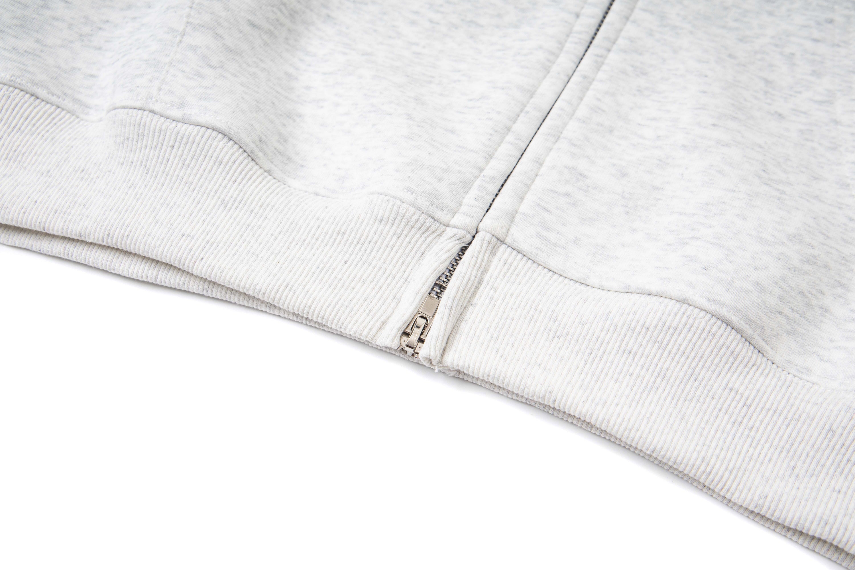 Gothic Letter Zip-Up Hoodie | Streetwear Crest Graphic
