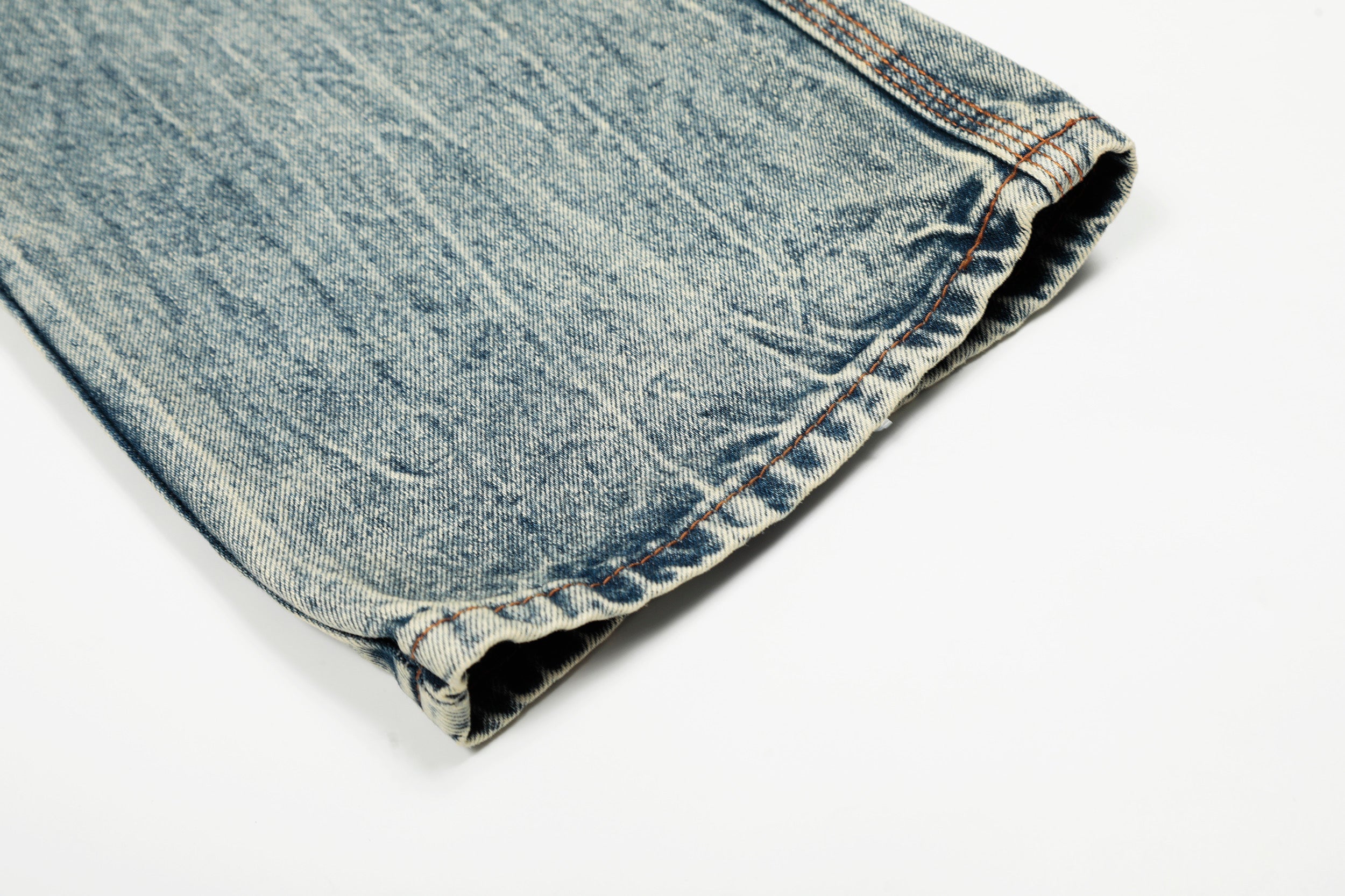 Omirad Vintage Wash Wide-Leg Jeans | Distressed Streetwear Denim