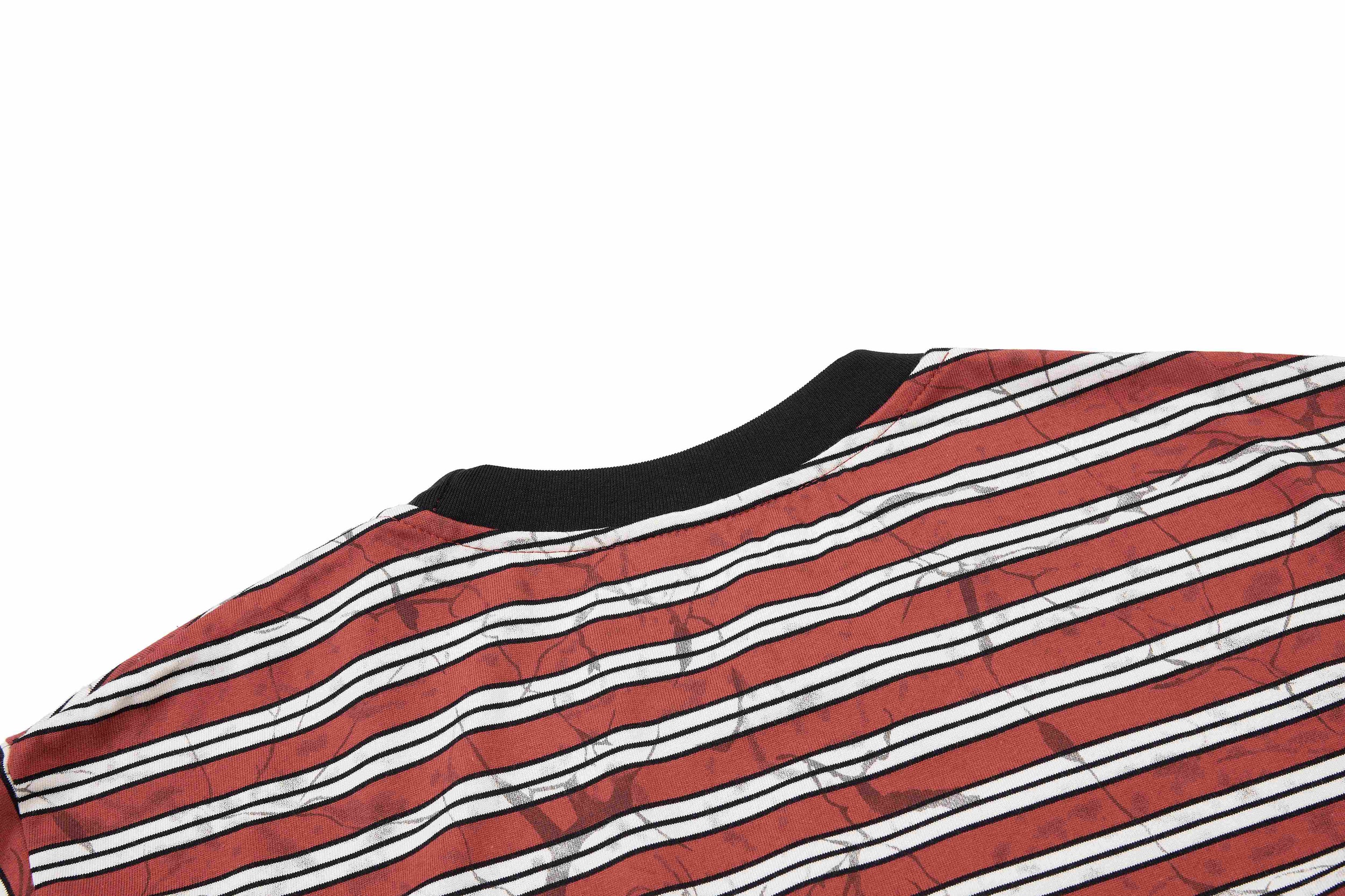 Omirad Graffiti Stripe Chaos Tee | Streetwear Cotton T-Shirt