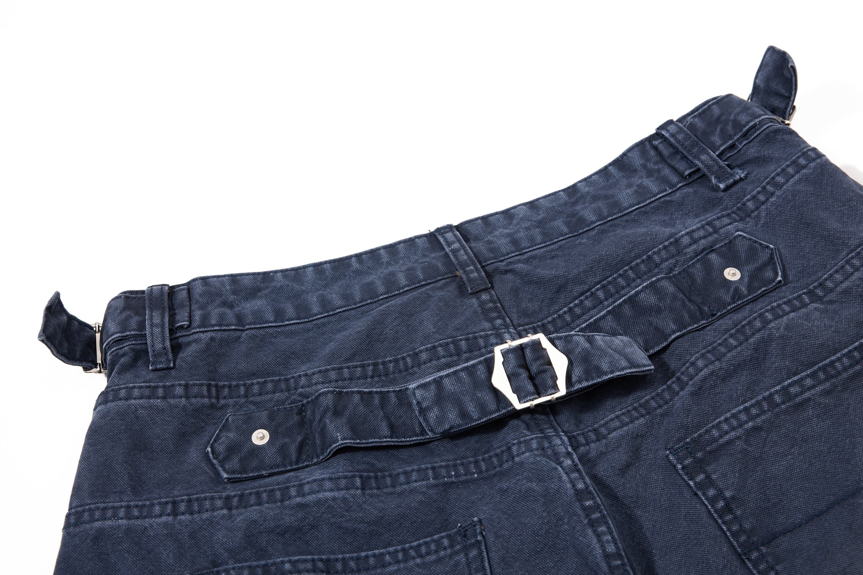 Omirad Vintage Wide-Leg Denim Shorts | 100% Cotton