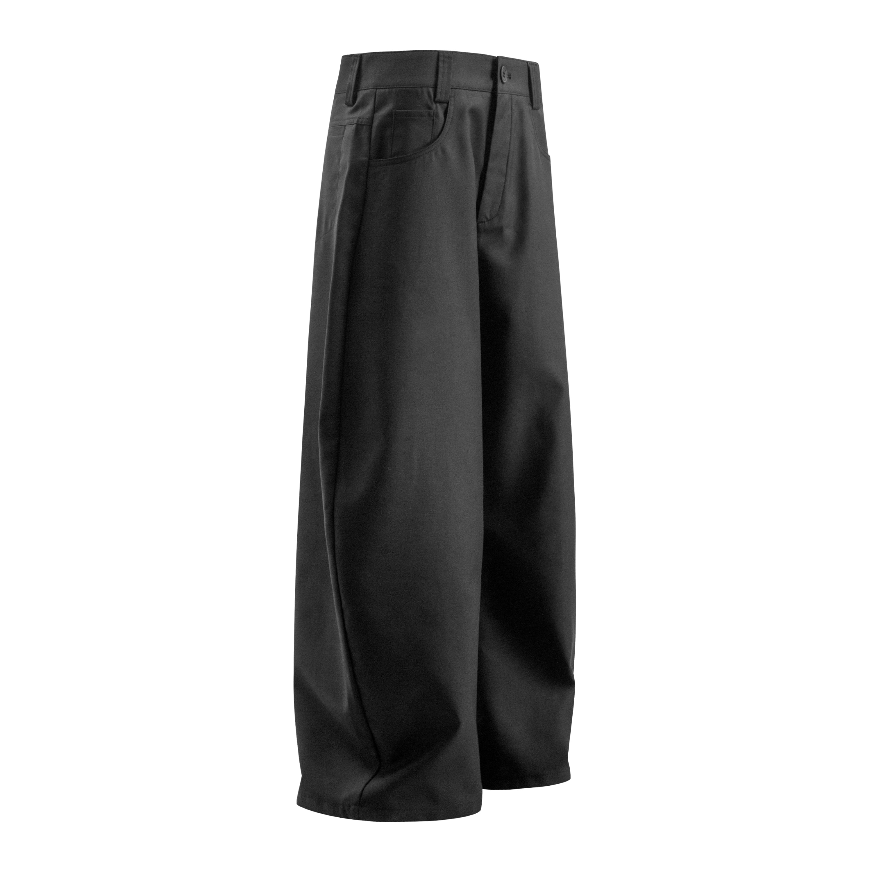 Omirad Minimal Wide-Leg Tailored Pants | Clean Streetwear