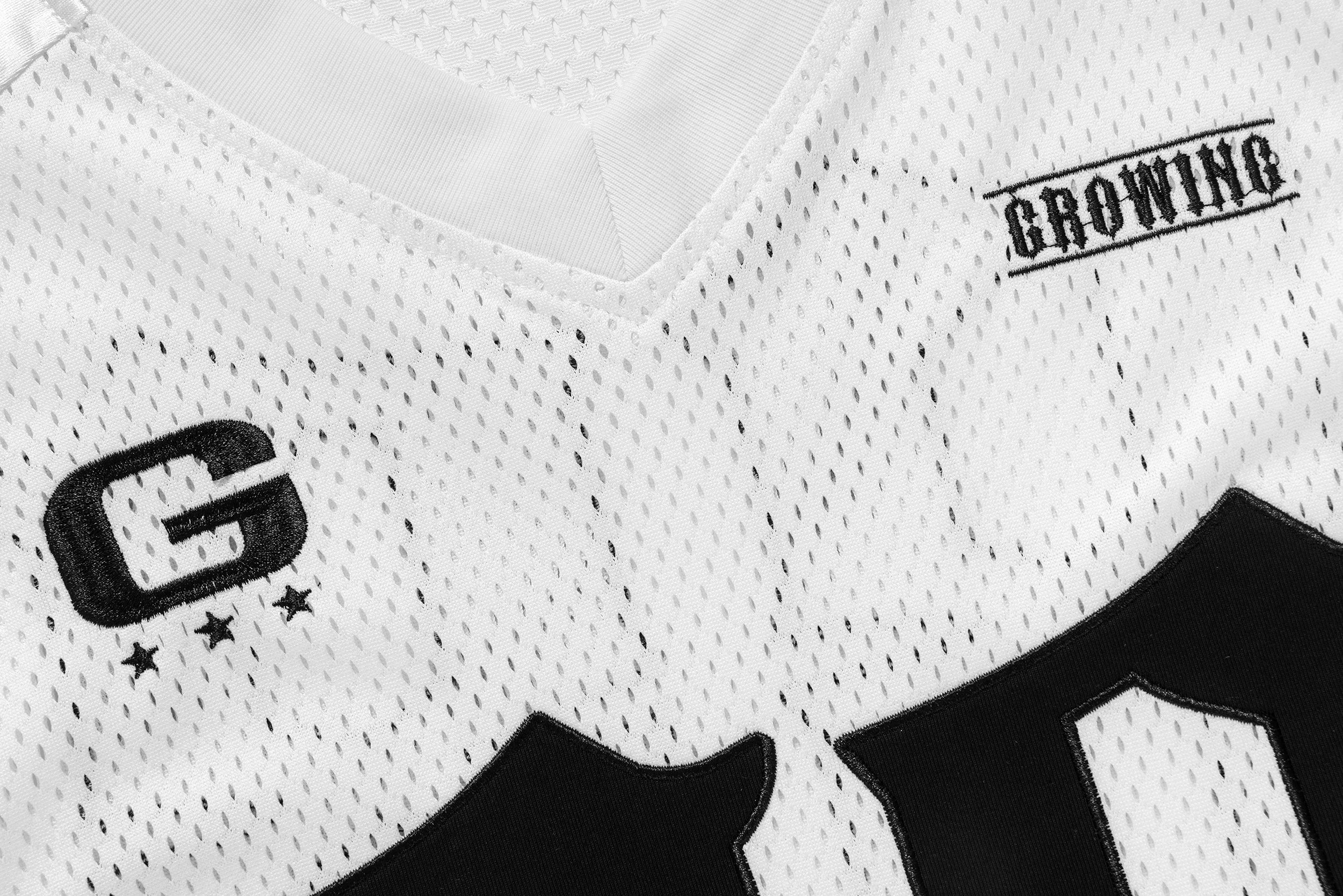 Gothic Mesh Jersey No. 88 | Long Sleeve Streetwear Top