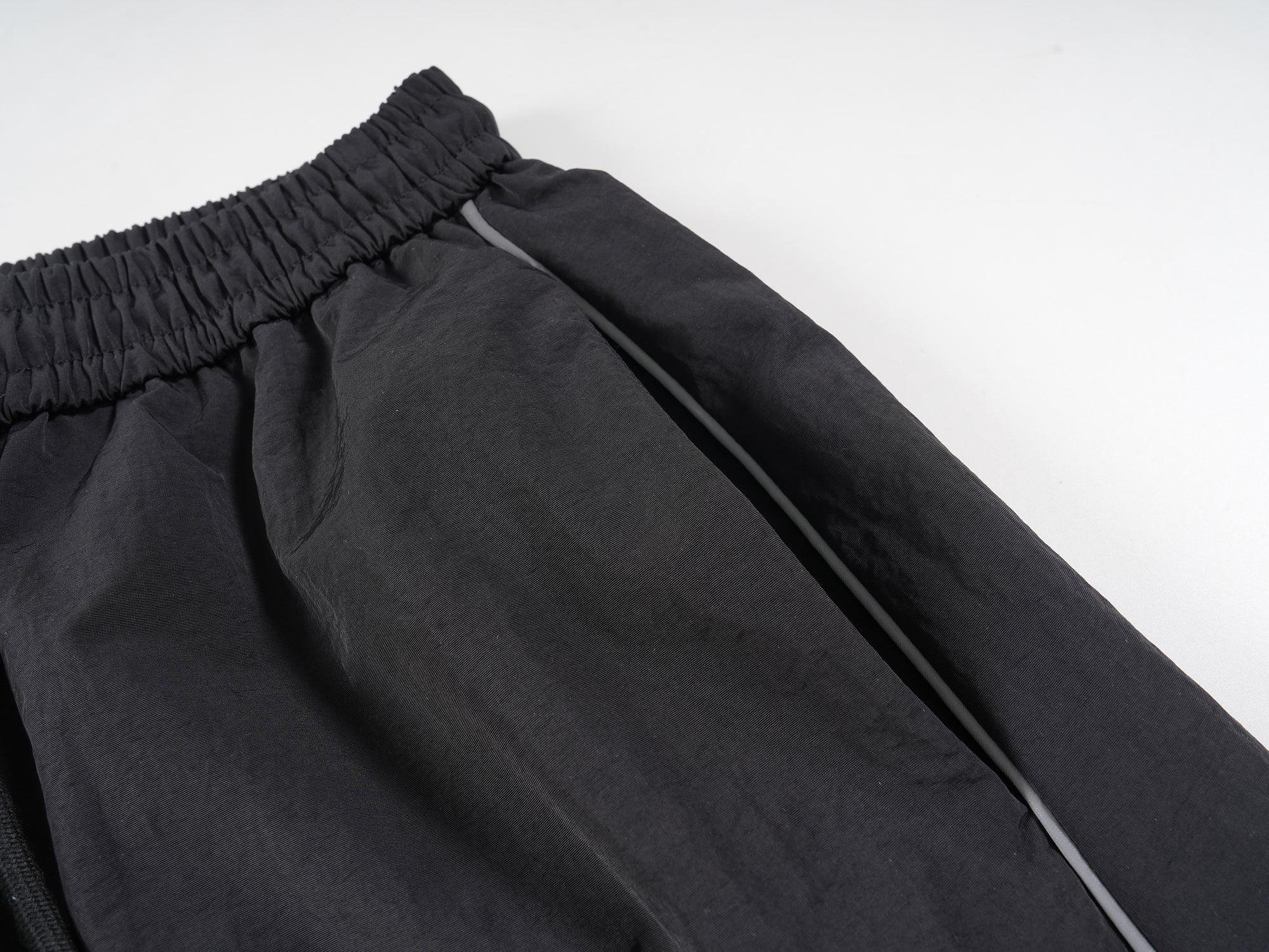 Omirad Flag Print Wide-Leg Nylon Pants | Streetwear Baggy Fit