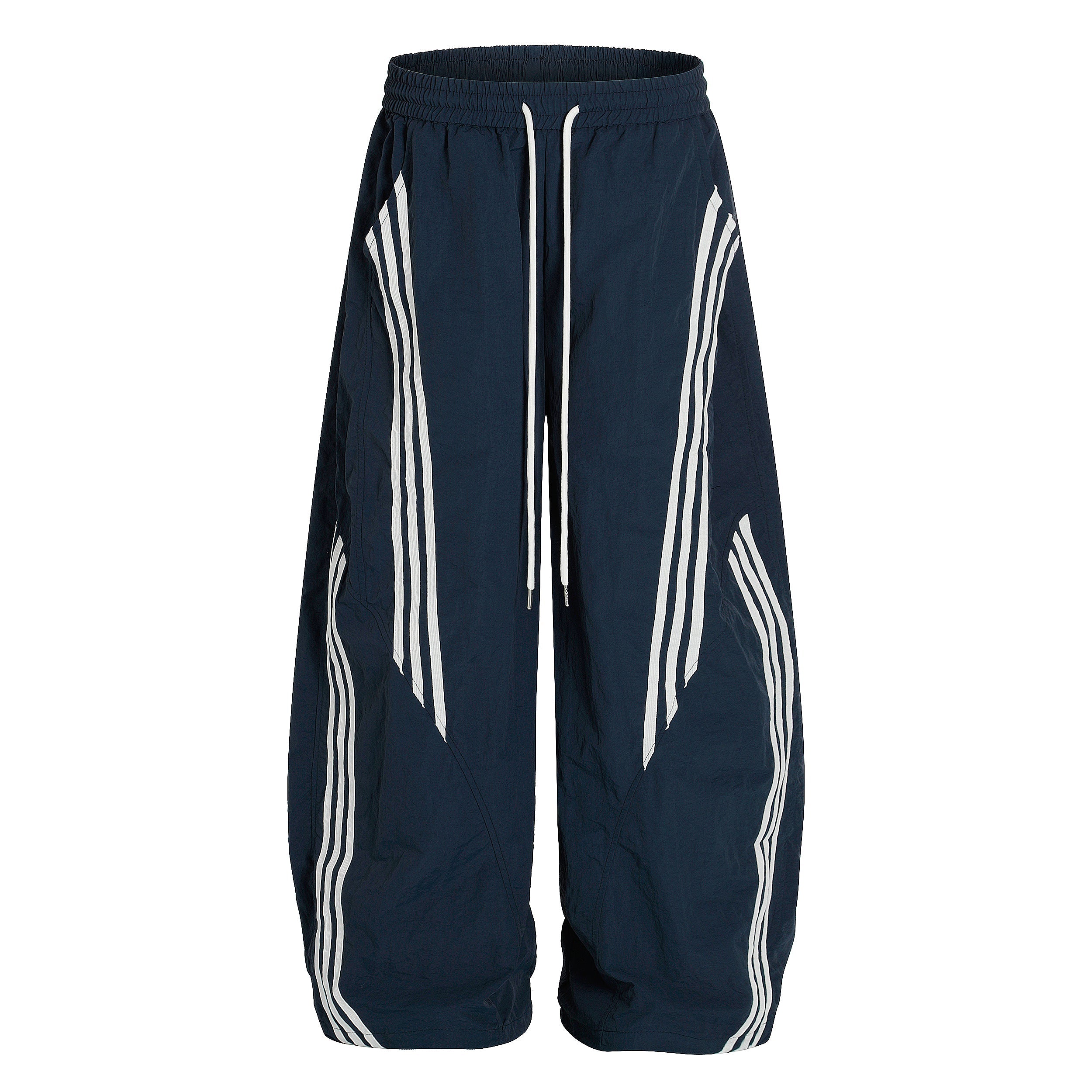 Omirad Nylon Multi-Stripe Wide-Leg Track Pants