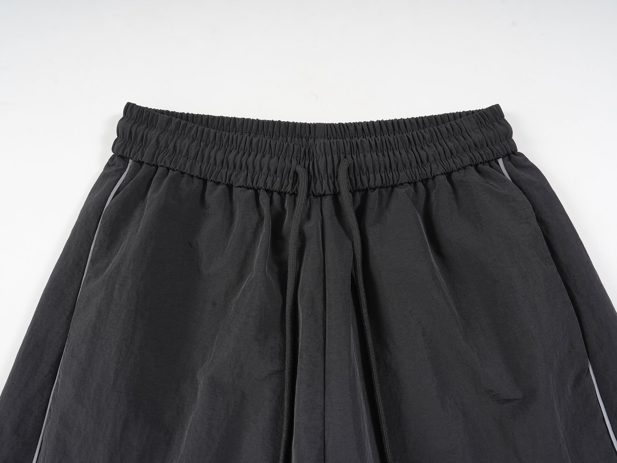 Omirad Flag Print Wide-Leg Nylon Pants | Streetwear Baggy Fit