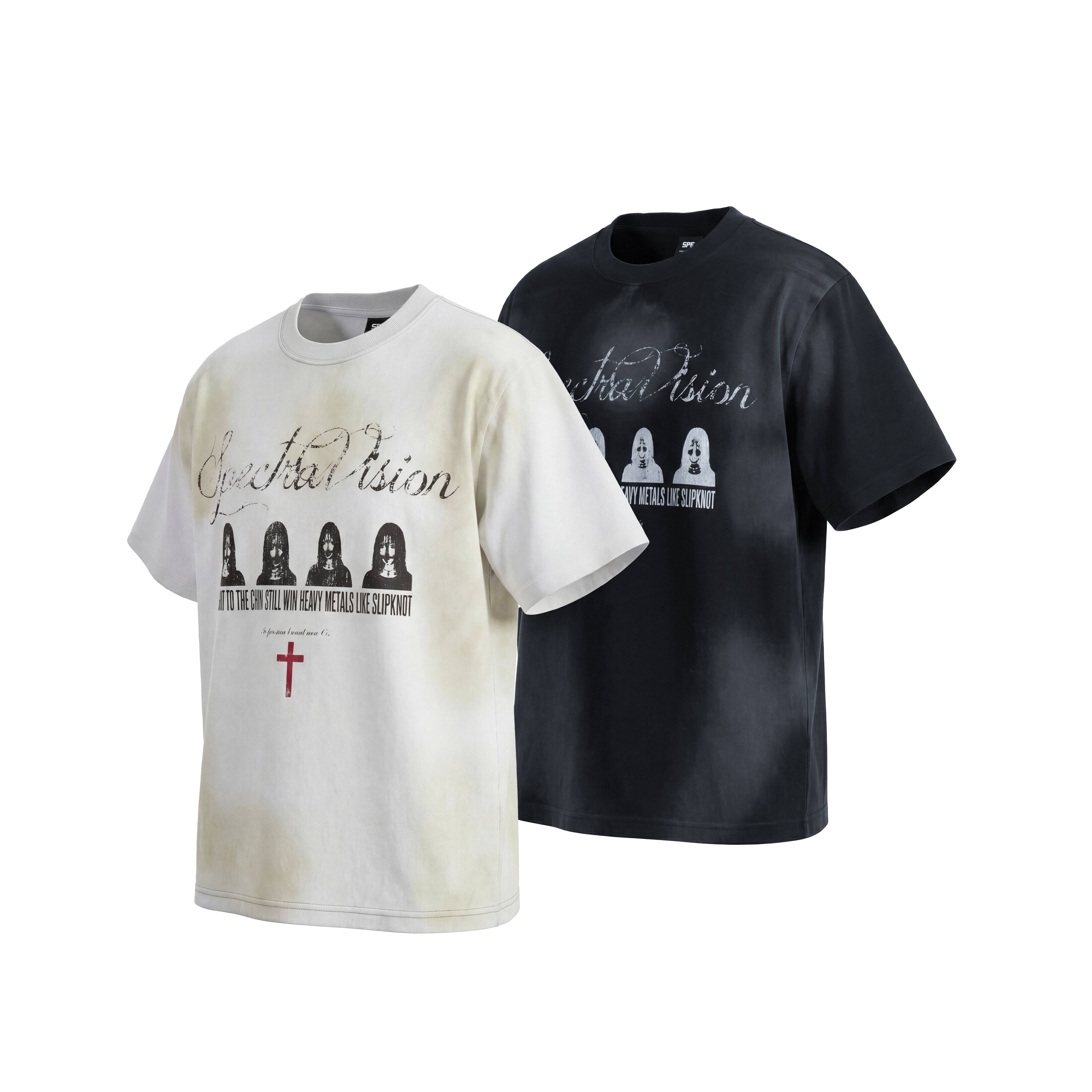 Spectra Vision Distressed Graphic Tee | Washed Streetwear